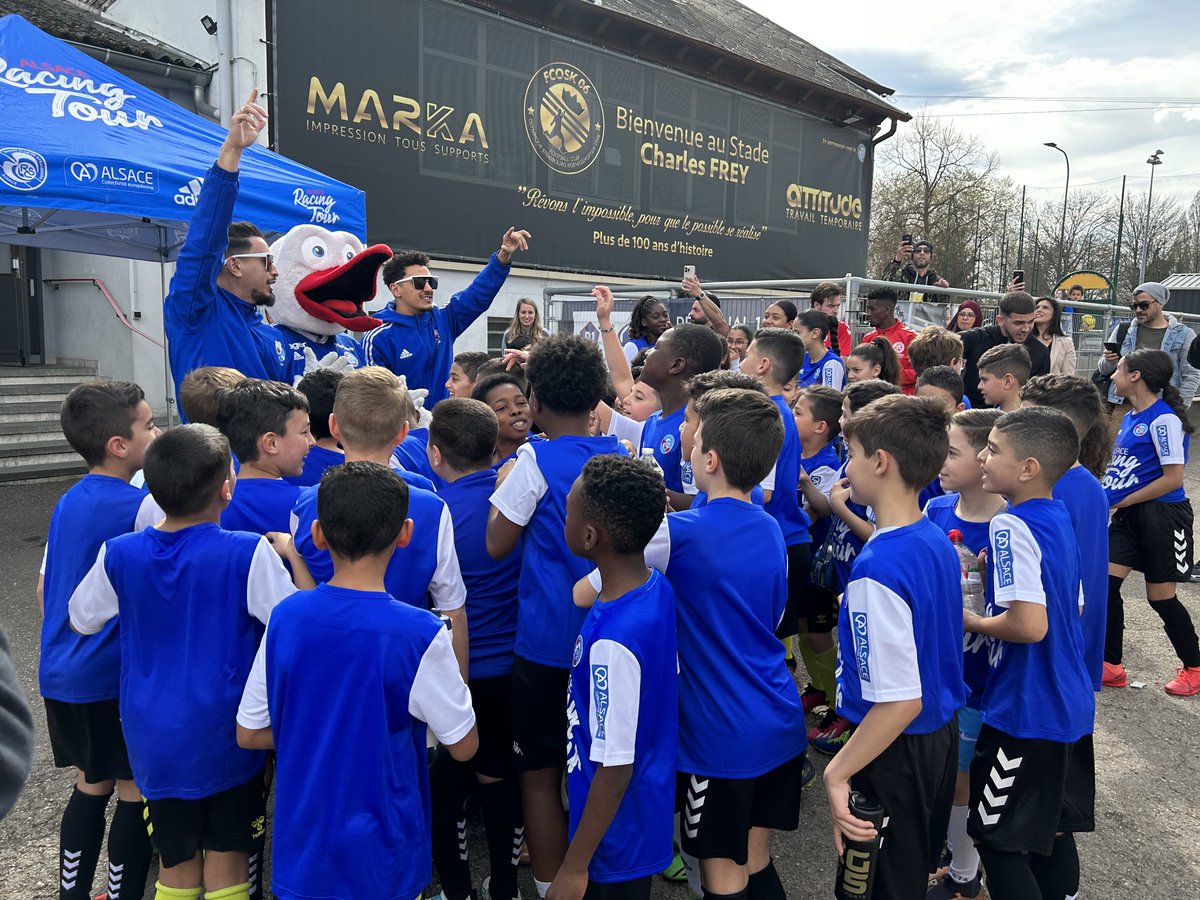 F_Bierry's tweet photo. ⚽️[RACING] #Etape6 de l'#AlsaceRacingTour sur le terrain du @fcsk06 à #Strasbourg-Koenigshoffen mercredi ! Le @RCSA à la rencontre du #football amateur, en partenariat avec la #CollectivitéEuropéenneAlsace. #Alsace
👏Le #FCOSK06 arrivé en 16e finale @coupedefrance  le 21 janvier! https://t.co/sff6jJEdl1