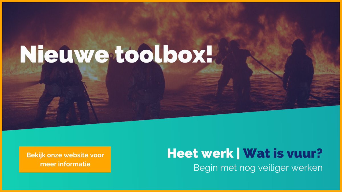 _eWorks's tweet photo. Een brand veroorzaakt veel schade. Materiële schade, maar ook gezondheidsschade.🔥 De toolbox ‘Heet werk – Wat is vuur?’ uitproberen? Vraag nu een gratis demo aan  👇
https://t.co/vLSIenxv9L

#eworks #toolbox #fire https://t.co/hyUYyFbGMk