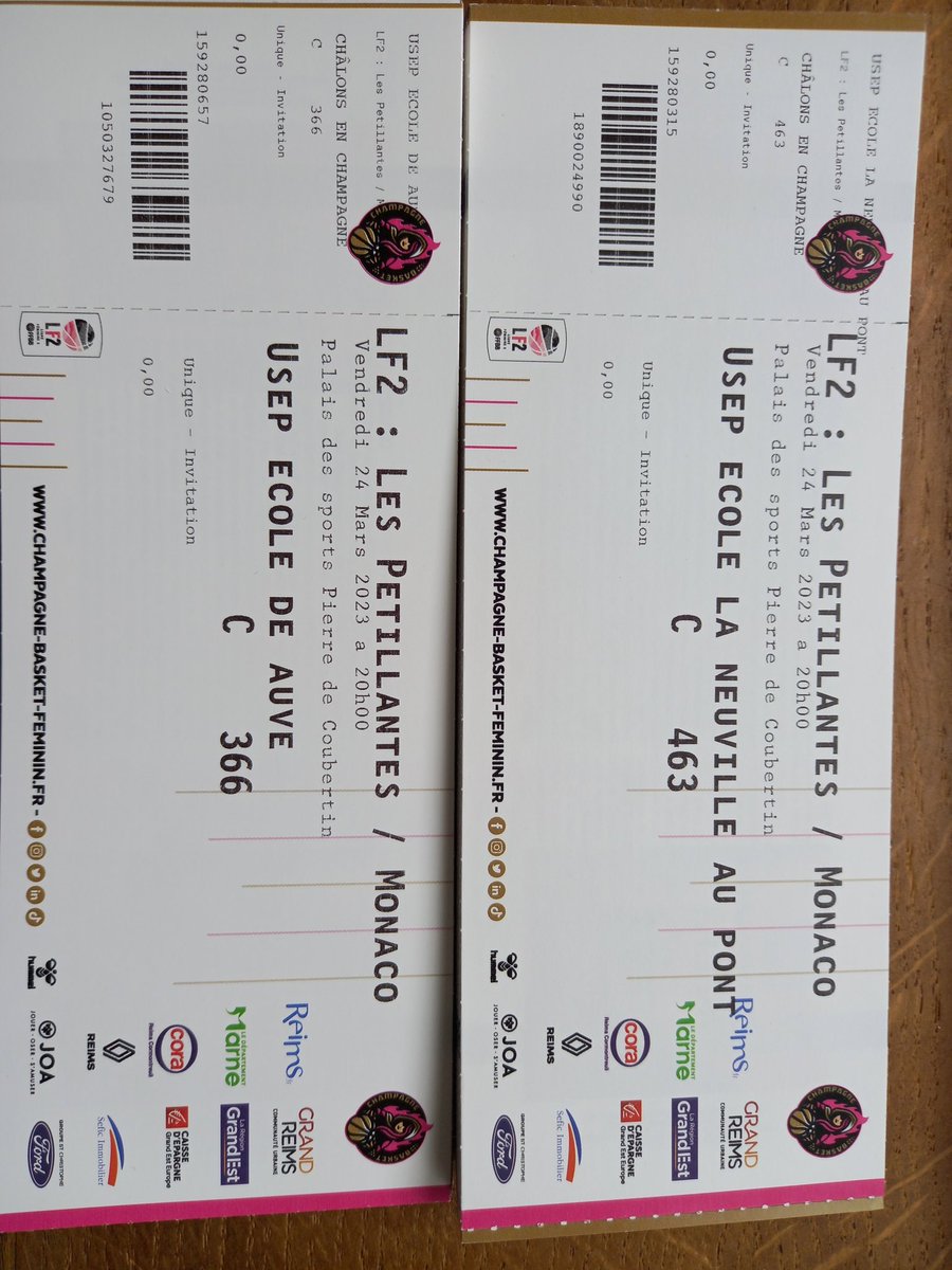 Tous avec les Petillantes <a href="/ChampBasketFem/">Champagne Basket Féminin</a> vendredi 20 h à Châlons face à Monaco. Merci pour l invitation des
400 usépiens de 6 AS <a href="/usepmarne/">usep marne</a> pour les encourager 👏
<a href="/BlanchardRaphaL/">Raphaël Blanchard</a> <a href="/usepnationale/">USEP nationale</a> <a href="/EpsMarne/">équipe EPS Marne</a> @OlivierBrandouy <a href="/laligue51/">Ligue de l'Enseignement Marne</a> <a href="/DptMarne/">Département Marne</a>