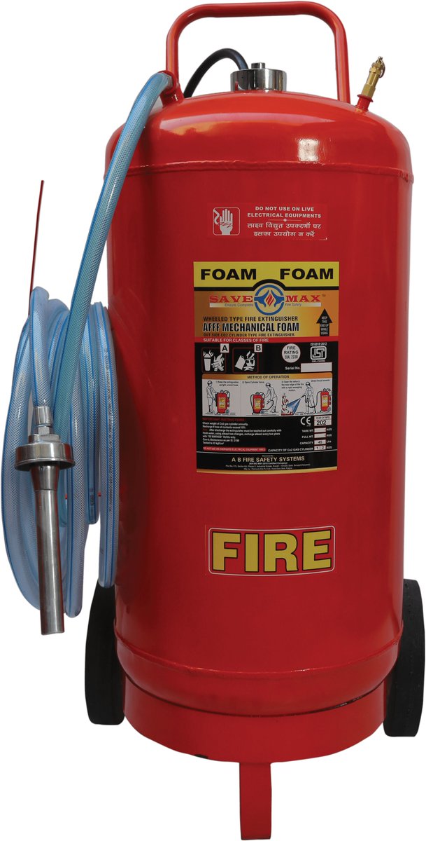 abfsssavemax's tweet image. SAVEMAX 150Lt. Mechanical foam Trolley Co2 Type!

#savemax #abfiresafetysystems #savemaxfireextinguishers