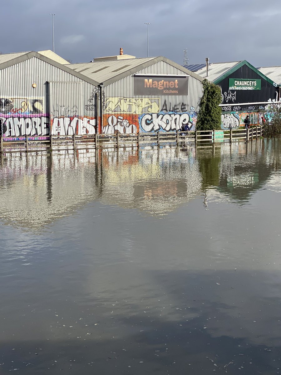 Water water everywhere, and not a drop to drink. #water #bristol #Flood