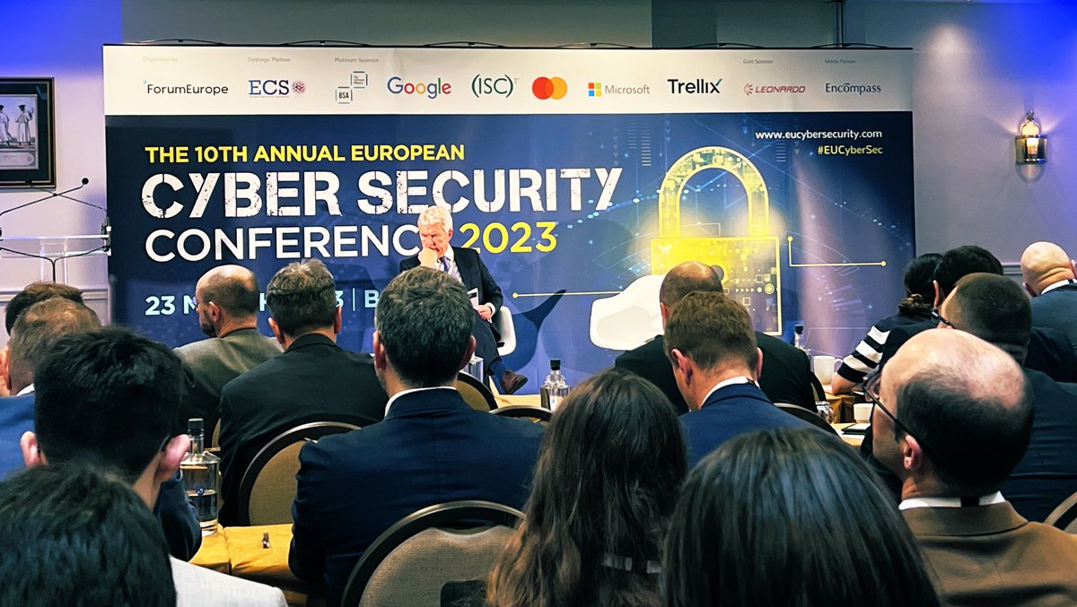 Europe’s response to #cybersecurity issues in a dynamically evolving global risk landscape? what is next? 

📣 10th annual cybersecurity conference is happening now! #EUcybersec