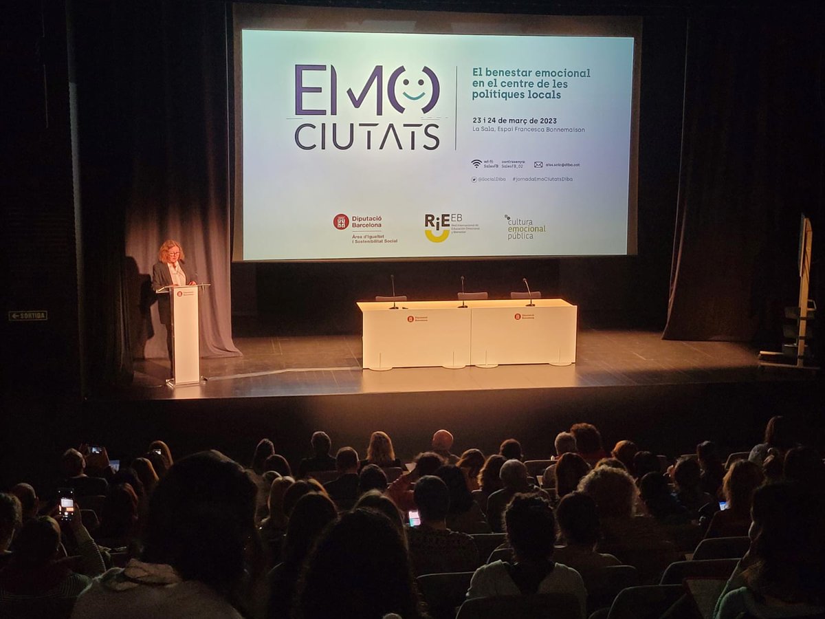 diba's tweet photo. 🔴Arrenca la I jornada EMOciutats: 'El benestar emocional en el centre de les polítiques locals' on es debat i es compartiran experiències en l'àmbit de la promoció pública del benestar emocional de la ciutadania #som311 #ODSDiba

🗣️Piula amb l'etiqueta #JornadaEmociutatsDiba https://t.co/wvJt57OGcb