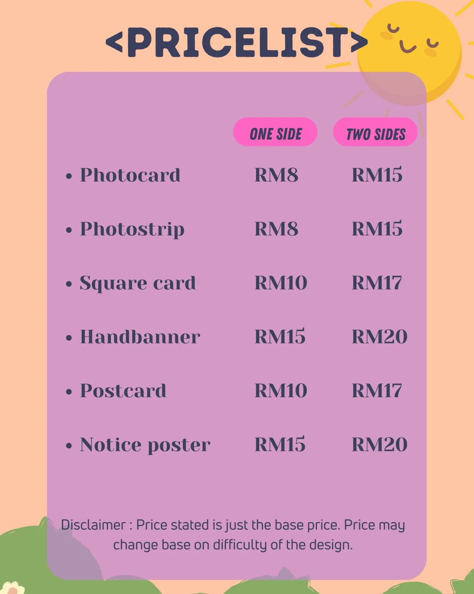 usagi_cardeu's tweet photo. 🐰𝐖𝐞𝐥𝐜𝐨𝐦𝐞 𝐭𝐨 𝐔𝐬𝐚𝐠𝐢 𝐒𝐞𝐫𝐯𝐢𝐜𝐞🐰

→ 🇲🇾 based
→ 🌏 ww req accepted
→ Wise transfer 🆗
→ Portfolio - #usagiportfolio / IG
→ DM us for any inquiries 🩷

#DESIGNCOMMISSION #KPOP #디자인커미션 #cupsleeveevent https://t.co/UaBt5sN0ih