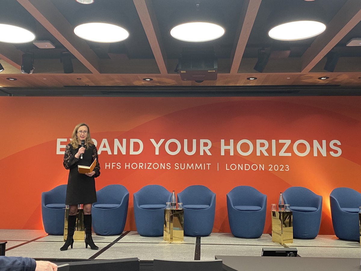 And we are off. Expand your horizons. #HFSSummit ⁦<a href="/ElenaLChristoph/">Elena Christopher</a>⁩