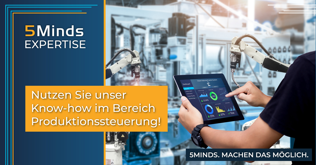 5MindsIT's tweet photo. Im produzierenden Gewerbe kommt es darauf an, Prozesse feingranular, präzise und gut kontrollierbar zu gestalten. Wir unterstützen Sie mit passender Software und Schnittstellen zu Fertigungssteuerungssystemen wie SAP MES. 👉 https://t.co/rLa95O0IEk https://t.co/3zK56yU2lh