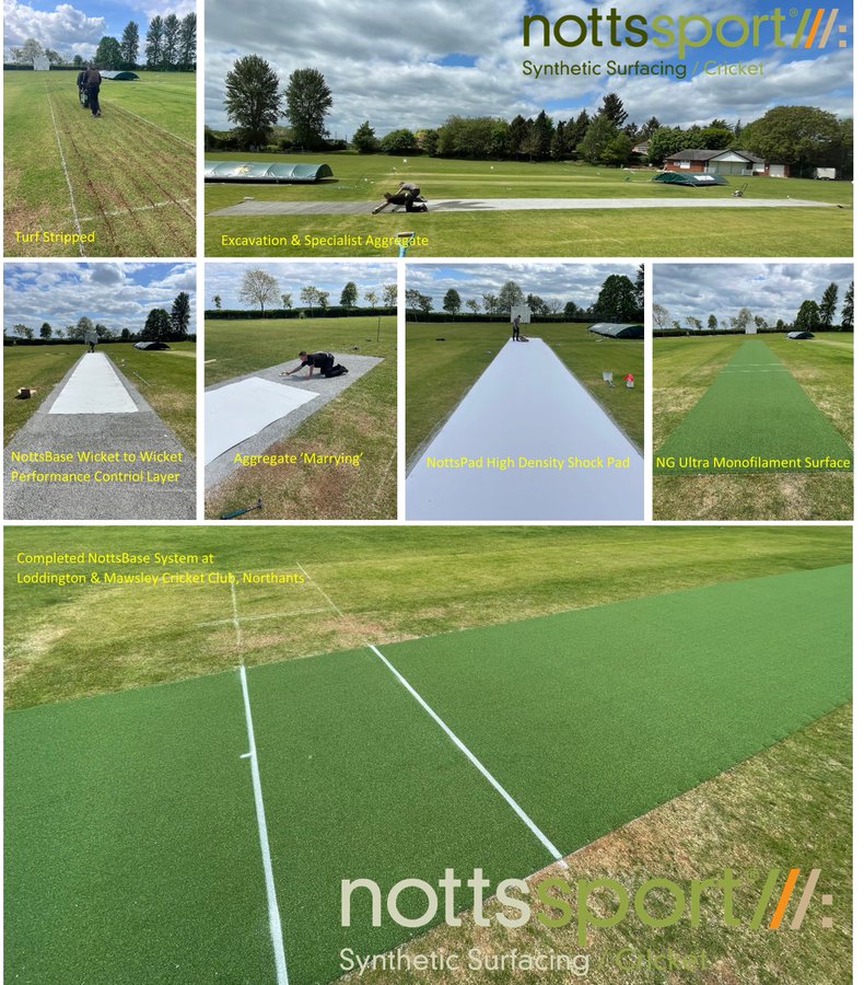 Mark Coeshaw (@markcoeshawns) on Twitter photo An in brief breakdown of a NGU NottsBase wicket installation courtesy of <a href="/NottsSport/">Notts Sport</a> North’s <a href="/BinghamGround/">Bingham Ground Services</a> Services. A fantastic product that is designed to hold bounce consistency even as weather conditions change.
🏏#Cricket #CricketTwitter #GrassRootsCricket #SchoolCricket An in brief breakdown of a NGU NottsBase wicket installation courtesy of <a href="/NottsSport/">Notts Sport</a> North’s <a href="/BinghamGround/">Bingham Ground Services</a> Services. A fantastic product that is designed to hold bounce consistency even as weather conditions change.
🏏#Cricket #CricketTwitter #GrassRootsCricket #SchoolCricket