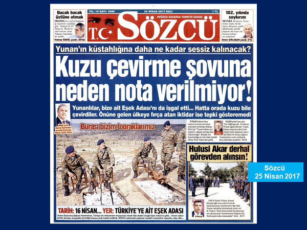 umityalim's tweet photo. ATATÜRK, KUZU ÇEVİREN İŞGALCİ YUNAN ASKERLERİNİ DENİZE DÖKTÜ !...
AKP HÜKÜMETLERİ İSE  ADALARIMIZDA KUZU ÇEVİREN İŞGALCİ YUNAN ASKERLERİNE NOTA BİLE VEREMİYOR !... https://t.co/iuy21Q1E9A