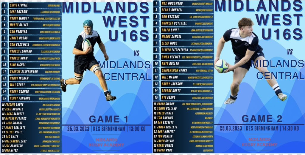 CwmbranYouthRFC's tweet photo. Good luck our players Aneurin Evans, Callaghan Leary, James Skellet, Harry Dawes, Madoc Samuel, Max Woodward and Rhys Bollen playing for @midsrugbyacad West u16’s vs @midsrugbyacad Central u16’s this Saturday! Go well lads! Enjoy and do the club proud #weflyasone #crows https://t.co/w7YUUHPkFZ