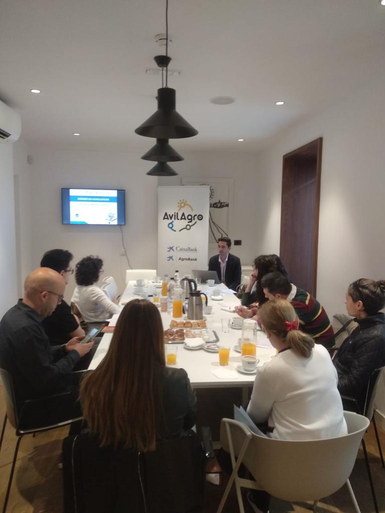 AvilAgro_org's tweet photo. Hoy Innovamos juntos para avanzar 💪👏👏 desayuno de transferencia de conocimiento entre universidades y empresas #bodegas #viñedo @usal @grupotidop @VinosdeCebreros @dipuavila @Ayto_Avila @empresasjcyl @jcyl @UCAVILA_ https://t.co/e6UZ205Ni3