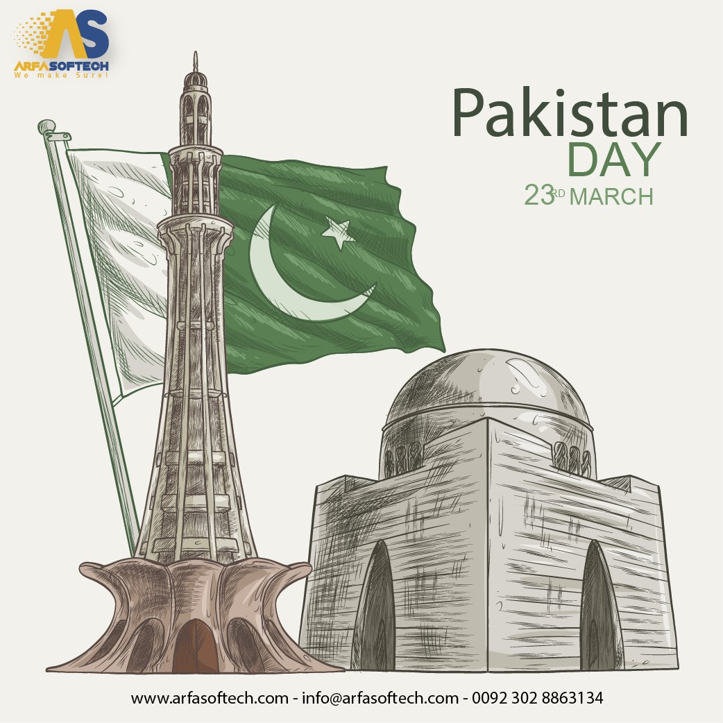 ARFASOFTECH's tweet image. Happy Pakistan Day to you. Today let’s celebrate those who shed their blood for our freedom. They are the ones who deserve the glory!

#arfasoftech #programming #23rd_march