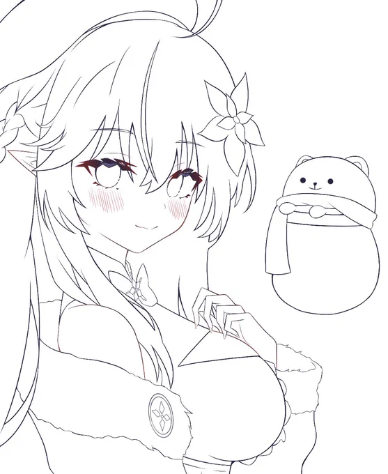 ペン入れ完了 