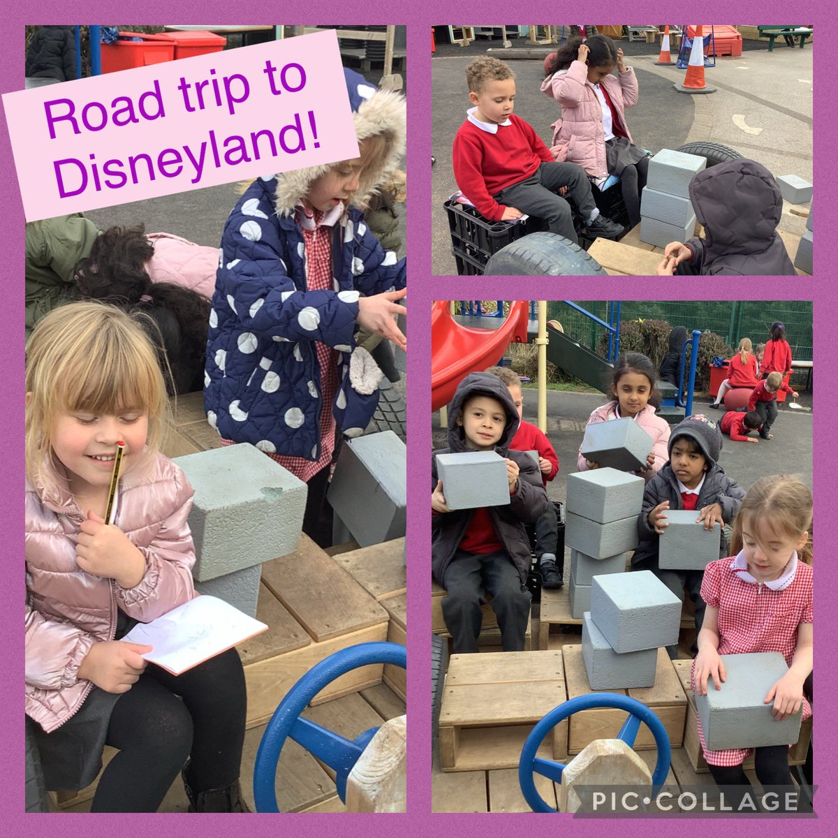 FS2Underthesea's tweet photo. We have been on an exciting road trip to Disneyland. We needed to take our healthy packed lunches with us. https://t.co/1Z80zDD5OB