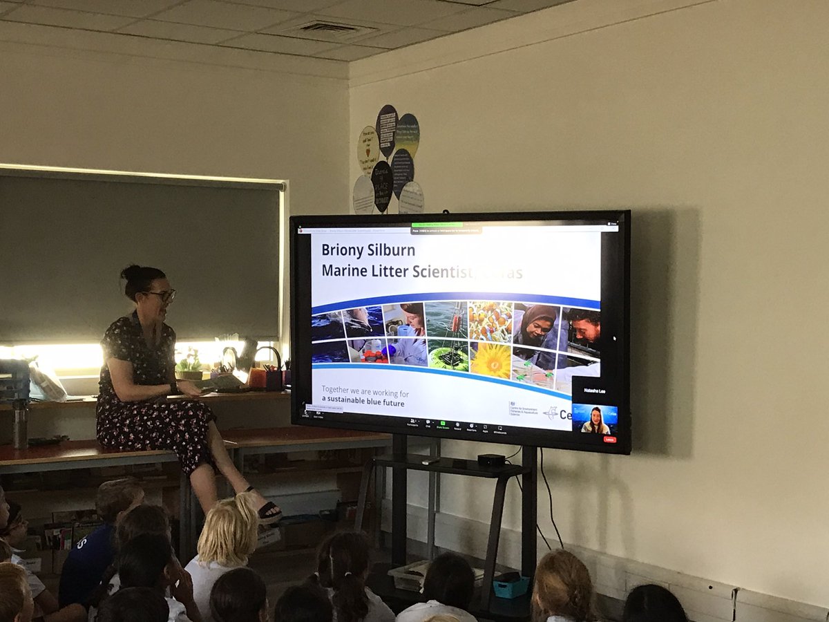 Year 4 were lucky enough to have a guest speaker from <a href="/CefasGovUK/">Cefas</a> today, Briony who is a marine litter scientist! We loved hearing about her job and asking questions linked to our term 2 theme of Impact. Thank you for your virtual visit - we are inspired! #JESSPriTheme #JESSCares