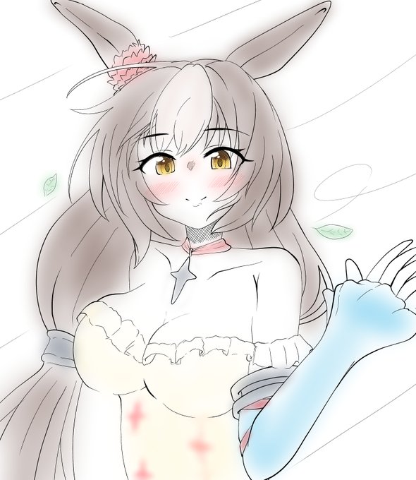 リクエストからヤマニンゼファーです描き慣れないキャラとジャンルは難しいねぇ#フォロワーさんの推しを描きたい 