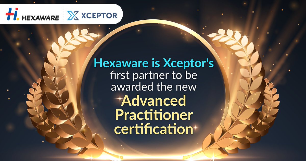 HexawareGlobal's tweet photo. Hexaware, the first partner to receive #Xceptor's new Advanced Practitioner certification, is proud to launch the new Center of Excellence and Solution factory offering innovative data automation solutions for #banking and #financial services worldwide. https://t.co/eR0Z4ZGzg9 https://t.co/eHTI9ewUrx