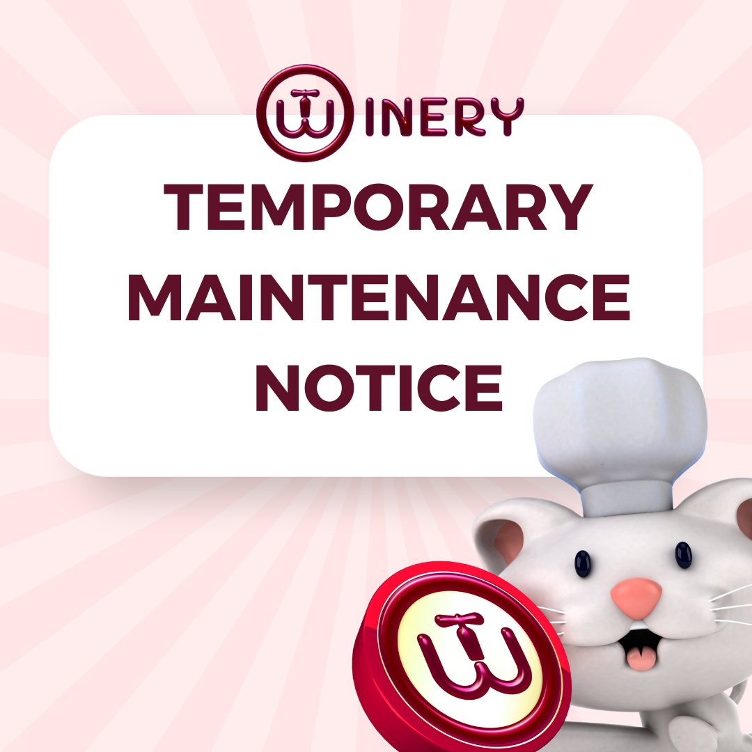 Winery website will be undergoing scheduled maintenance on Thursday, March 23, 2023, between 9:15 AM to 9:30 AM (UTC). 

We apologize for any inconvenience this may cause, and appreciate your patience and understanding.

Thank you for your cooperation.