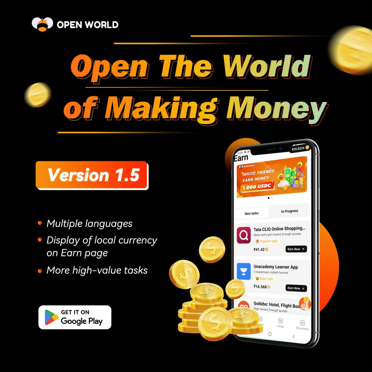 OpenWorld Official | Web 3 Earning Wallet tweet media