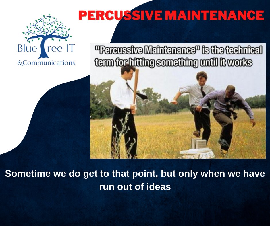 BlueTreeITComms's tweet image. Sometimes its the only way

#LOCAL
#HONEST 
#RELIABLE 
#ITSUPPORT 

If you haven&apos;t reviewed your IT &amp;amp; Telecoms services recently get in touch...

#cloud #office365 #servers #pcs #laptops #backup #data #telephony #broadband #telecoms