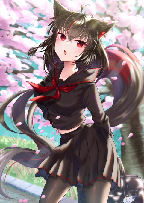 黒セーラー黒様ver.#絵フブキ 