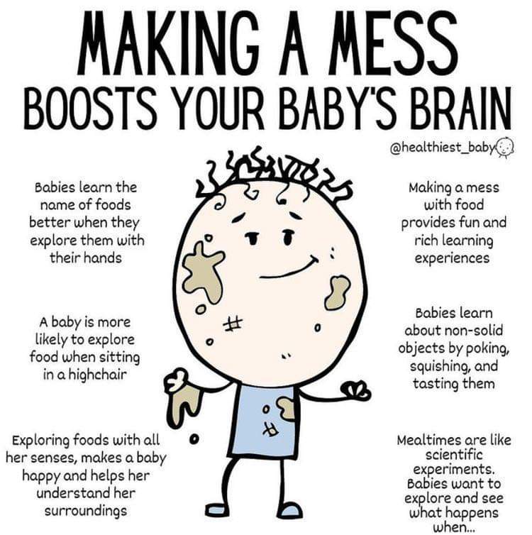 ISPHNS's tweet image. The next time your little one is in a mess, put down the wet wipe and remember that they are boosting their brain. 

Sometimes we are too quick to wipe away the mess and forget the learning opportunities that can be created. 

📷 Healthiest Baby