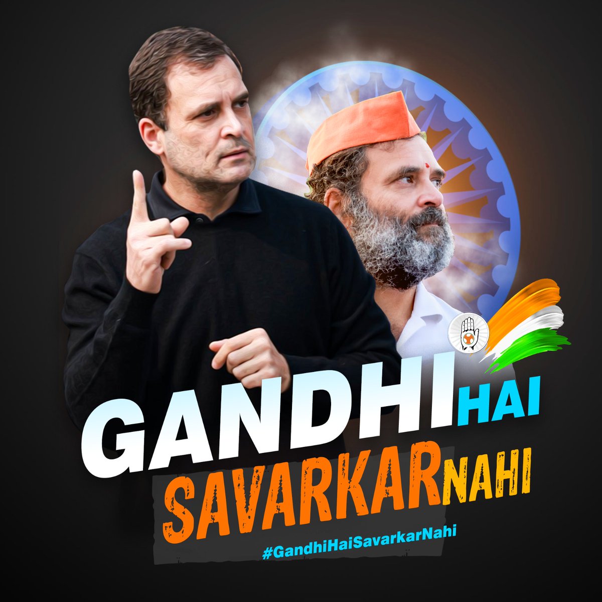 psychesupriya's tweet photo. He is Gandhi and Gandhi never fears. 
Gandhi never apologize for standing for the truth. 🔥

#GandhiHaiSavarkarNahi https://t.co/iSRCp1NSIy