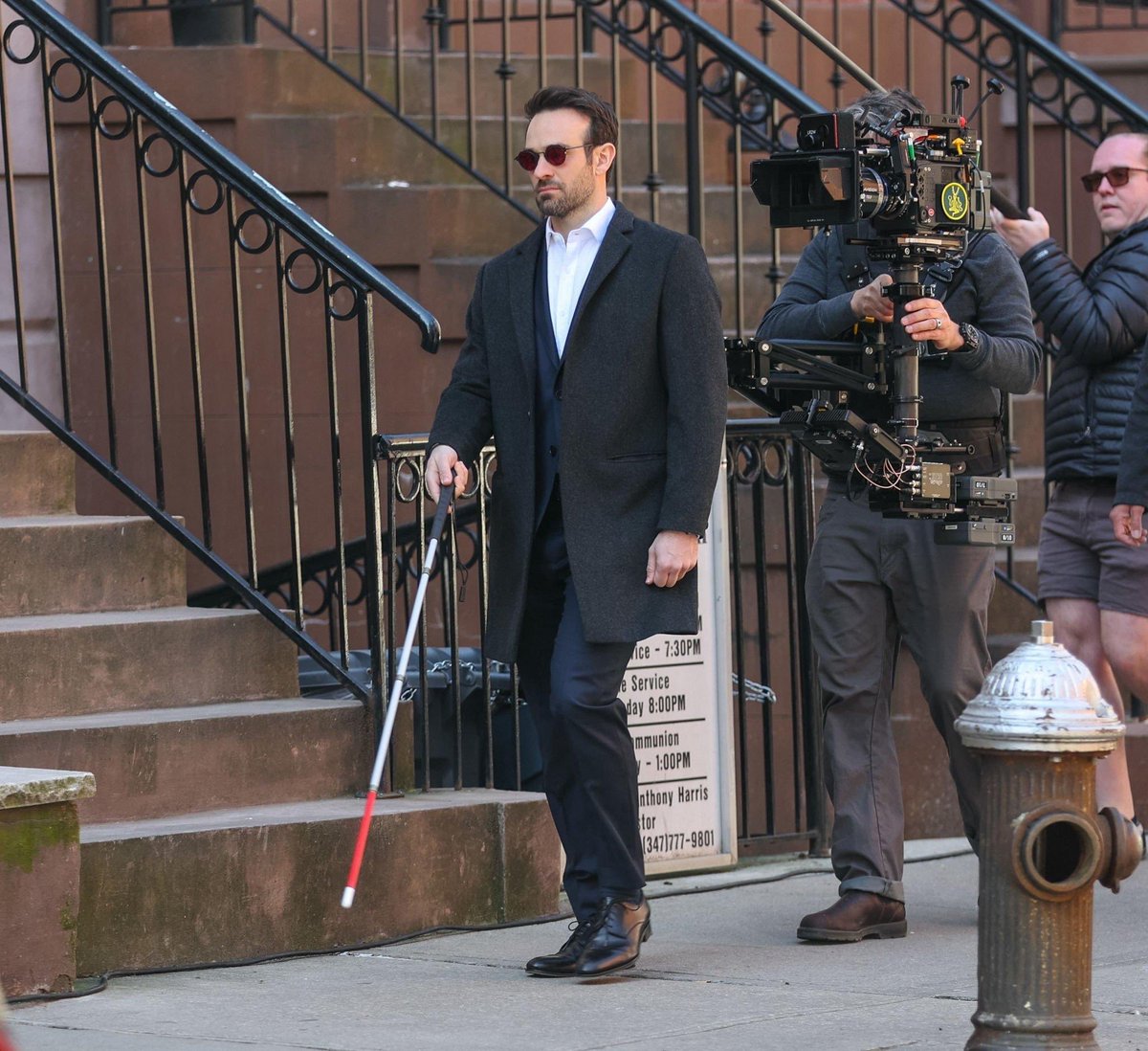 TBSTwizzle's tweet photo. 'DAREDEVIL : BORN AGAIN' BTS
#CharlieCox | #VincentD'Onofrio | #MichaelCuesta https://t.co/1PyZgT3kul