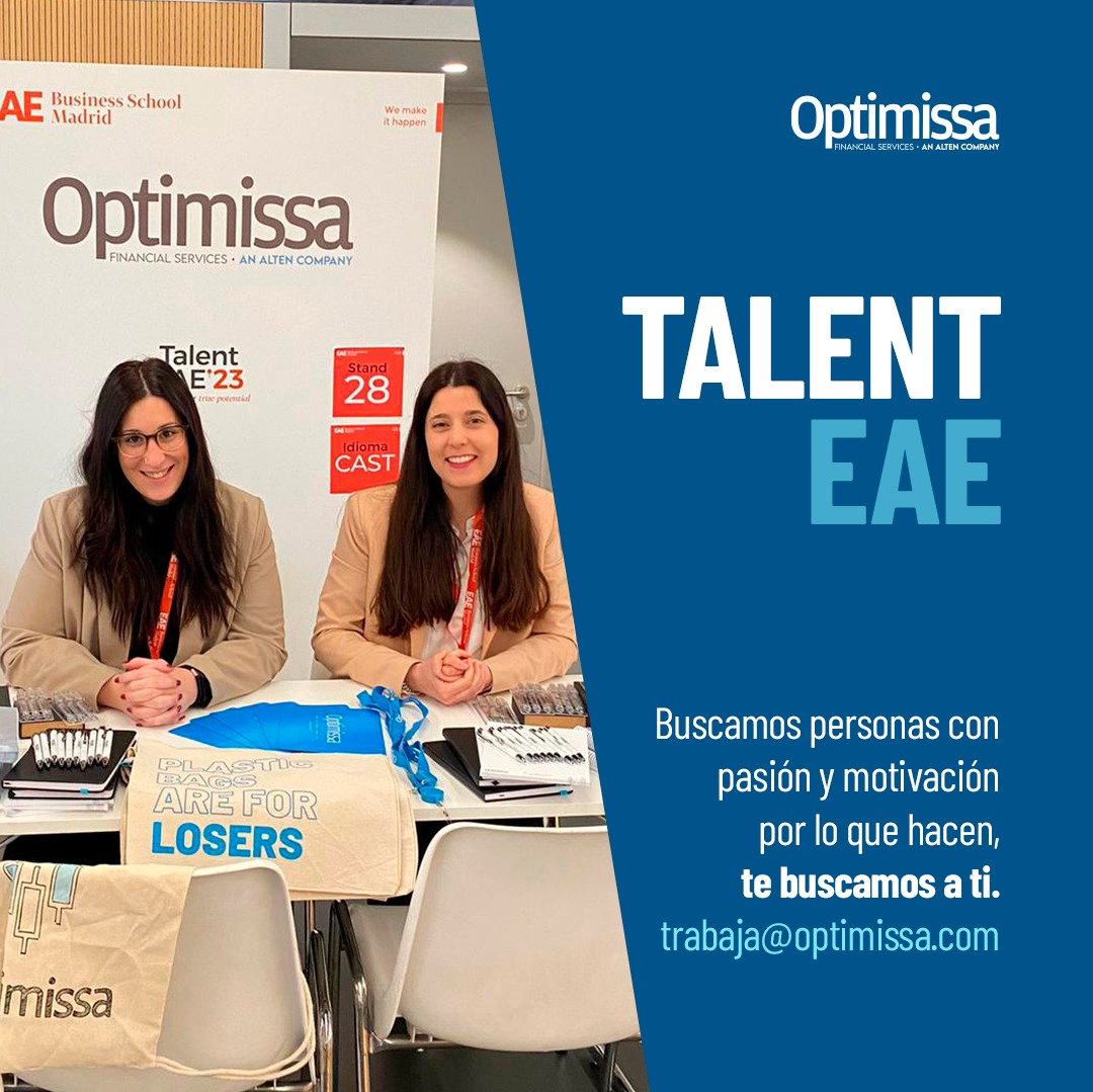optimissa's tweet photo. Ayer participamos en el #TalentEAE23 de @EAE_B_School en Madrid📍
Una ocasión única para conocer talento y ofrecer grandes oportunidades de crecimiento profesional para que se unan a nuestra gran familia
¡Os esperamos en #Optimissa! 💼
#Optimissaworkinghappy https://t.co/32jSC3GXZN