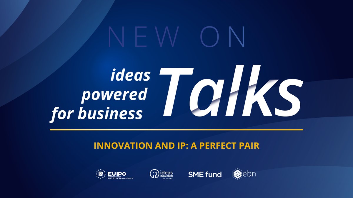 EUBIC's tweet photo. #IPFBTalks | New Ideas Powered for business 𝐓𝐚𝐥𝐤𝐬!
We discuss the importance of #incubators & #accelerators for #SMEs & the role of #intellectualproperty in any accelerating process.
With input from #EBN!
Now available ‼
⏺️https://t.co/5XDREpwWGh
✒️https://t.co/pfYibLpcwJ https://t.co/y6yuJb5CUL