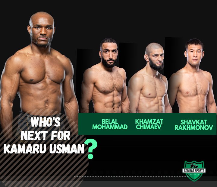 Who should the Nigerian Nightmare @USMAN84kg take on Next? 

Khamzat Chimaev 
Belal Mohammad
Shavkat Rakhmonov #Kamaruusman #UFC286