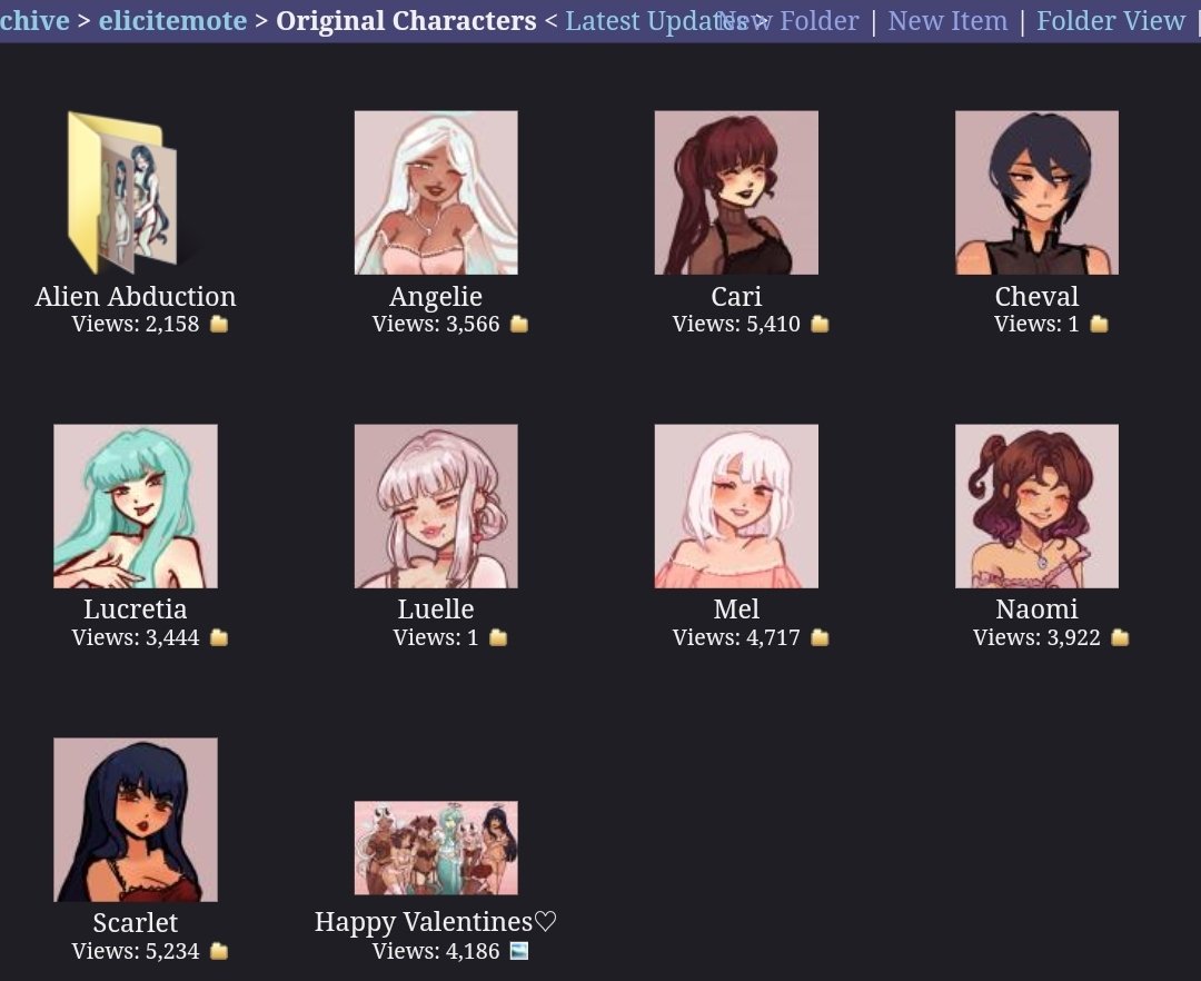 Cup_of_Cari's tweet photo. Added the new characters to folders!
Some art of my characters are commissions and therefore in the commission folder.
I've been wondering if I should move them into the character folder instead?
Also ..
Let me know who you'd like to see more of👀 https://t.co/WZL3gI167f