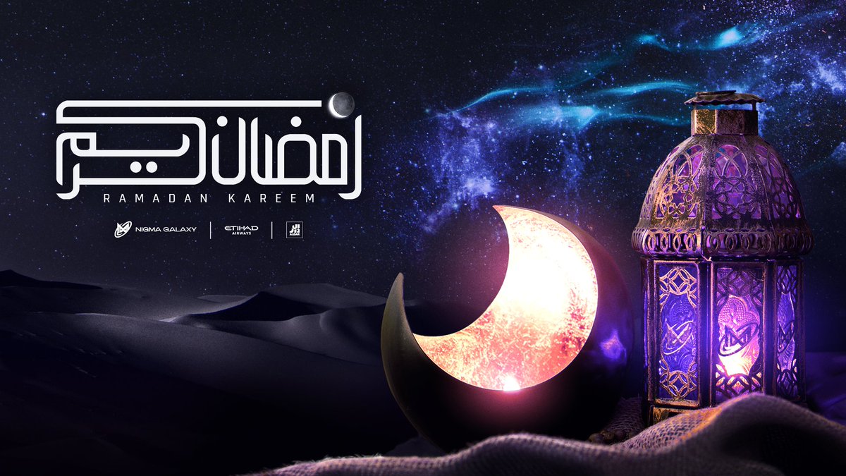 Ramadan Kareem from all of us at <a href="/NigmaGalaxy/">Nigma Galaxy</a>🌙