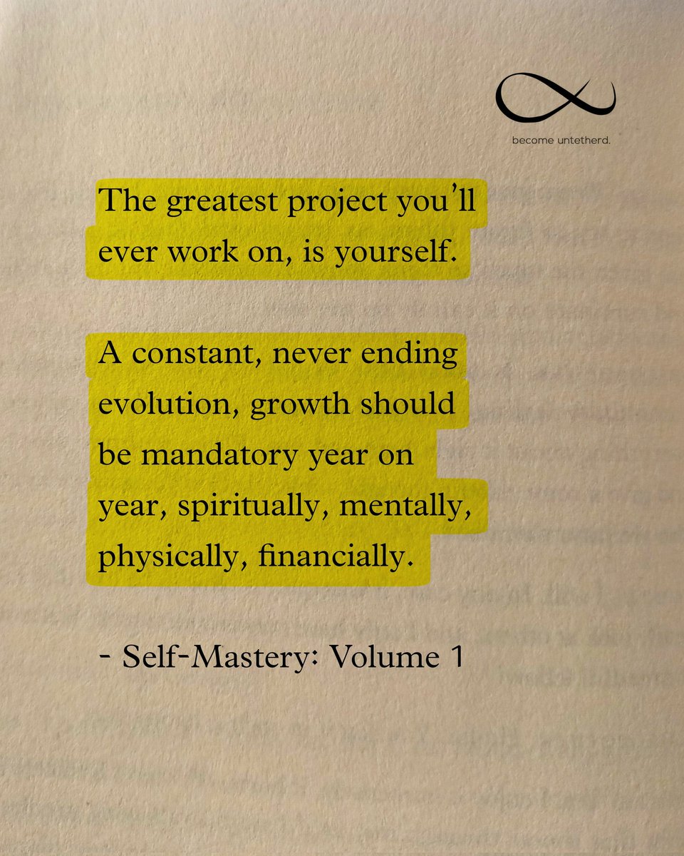 inkspaceacademy's tweet photo. The greatest project you will ever work on, is yourself.

A constant, never ending evolution, growth should be mandatory year on year, spiritually, mentally, physically, financially.
Follow @Motiwationn 

Follow us on Instagram - https://t.co/tApvh8Nfbv https://t.co/op0Kh3KGXH