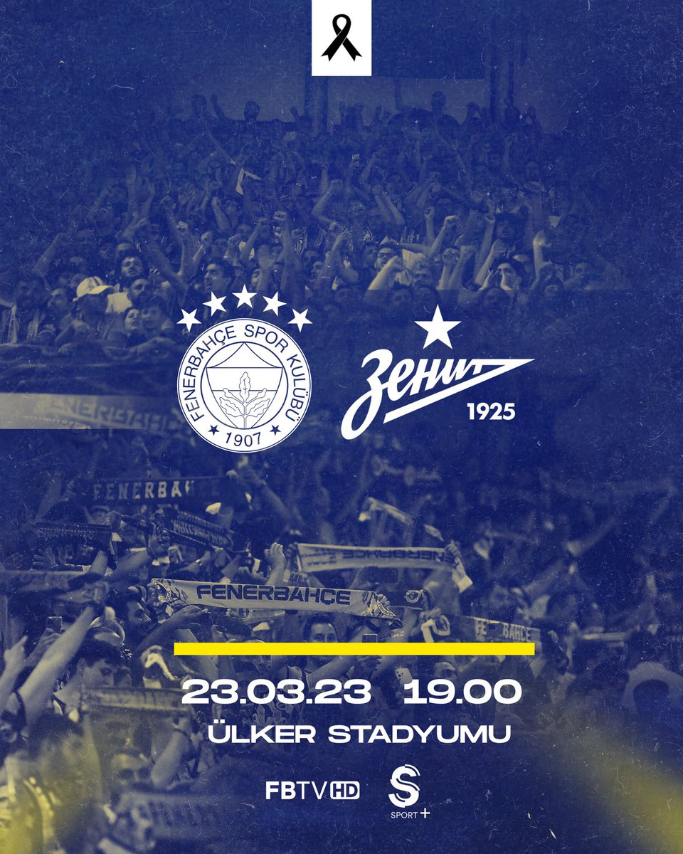 Bugün saat 19.00'da Fenerbahçe'mizin Zenit takımıyla oynayacağı özel maç, FBTV HD ve S Sport+ kanallarında canlı olarak yayınlanacaktır.

Maçı stadyumda izlemek isteyen taraftarlarımız, biletlerinizi aşağıdaki link üzerinden satın alabilirsiniz.

🎫 bit.ly/42o28Ga