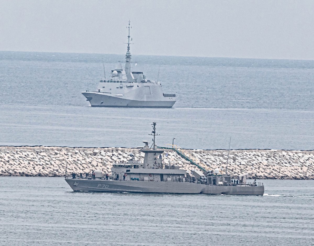 anthonyhershko's tweet photo. Today we had a Triple visit rare visit form #CyprusNavy & #FranceNavy.
#SamuelBeckett #P61
#OPV #Ioannides #P60
#FS #Alsace #D656
#marinenationale #francenavy
Bienvenue & kalos IRTHATE!!! https://t.co/1wYK43MQy8