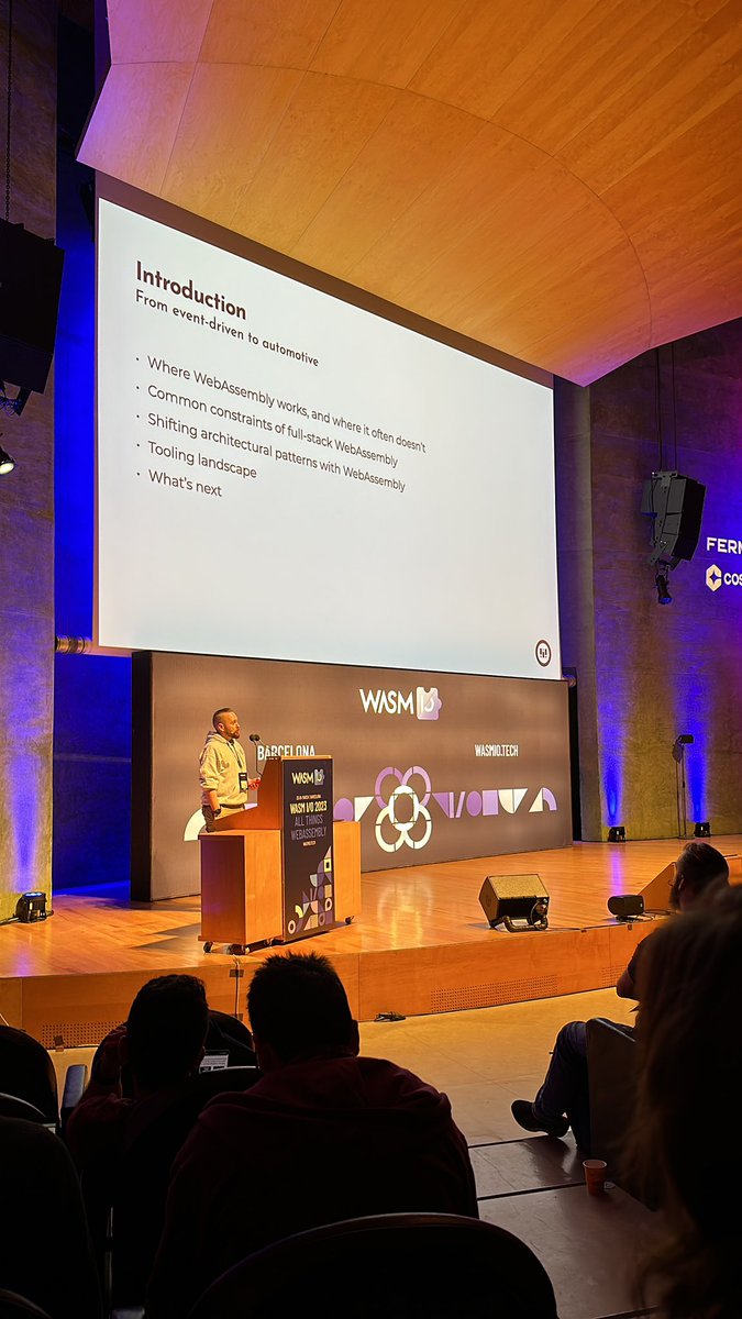 Next PJ on from Omnifi on where Wasm shines and where not a good fit , and what’s next