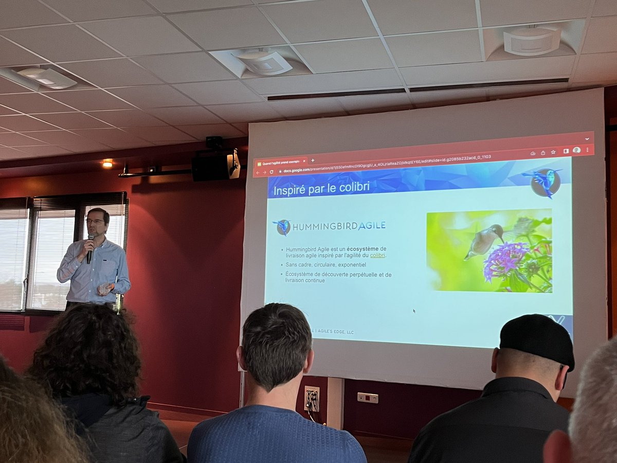 Et maintenant Philippe Bourgeon parle des colibris qui ne planifie pas leur recherche de nourriture à l’avance #agnrt