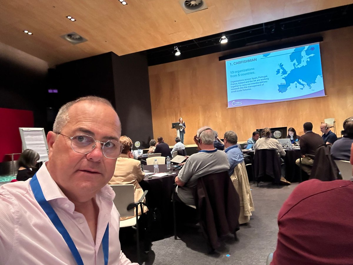 Opp72Pesca's tweet photo. Ayer nuestro presidente @nfm65  estuvo presente en el cierre del proyecto @Cabfishman en #Bilbao con la presentación de nuevas herramientas para la gestión y valorización de la pesca artesanal. https://t.co/7ghFQPKA8C
