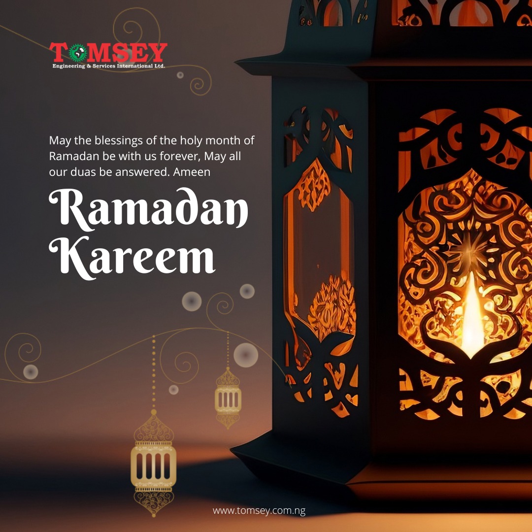 tomseyeng's tweet photo. Ramadan Mubarak to all our Muslim brothers and sisters, from all of us at TOMSEY ENGINEERING AND SERVICES INTERNATIONAL LIMITED
.
.
.
#ramadankareem 
#ramadanmubarak 
#ramadan2023 
#tomseyengineering 
#oilandgas 
#engineering 
#management 
#love https://t.co/1rSr9PhWPA