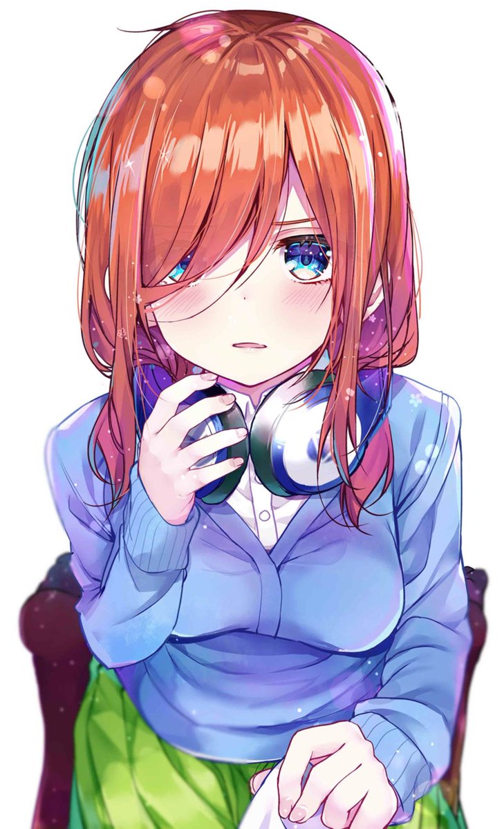 Cameron FloresさんがTwitterに投稿した中野三玖(五等分の花嫁)のイラスト。
