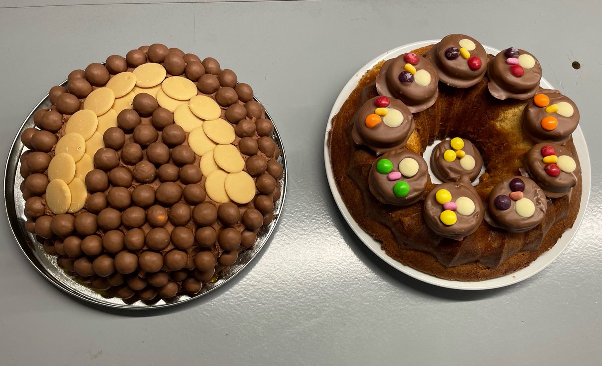 acorni1's tweet photo. Good Morning ! 🍰 ... it's the 'C-ake-orn-i' day in the office and we have two stunners today from the team 😍👏 https://t.co/iXNe74vZAj