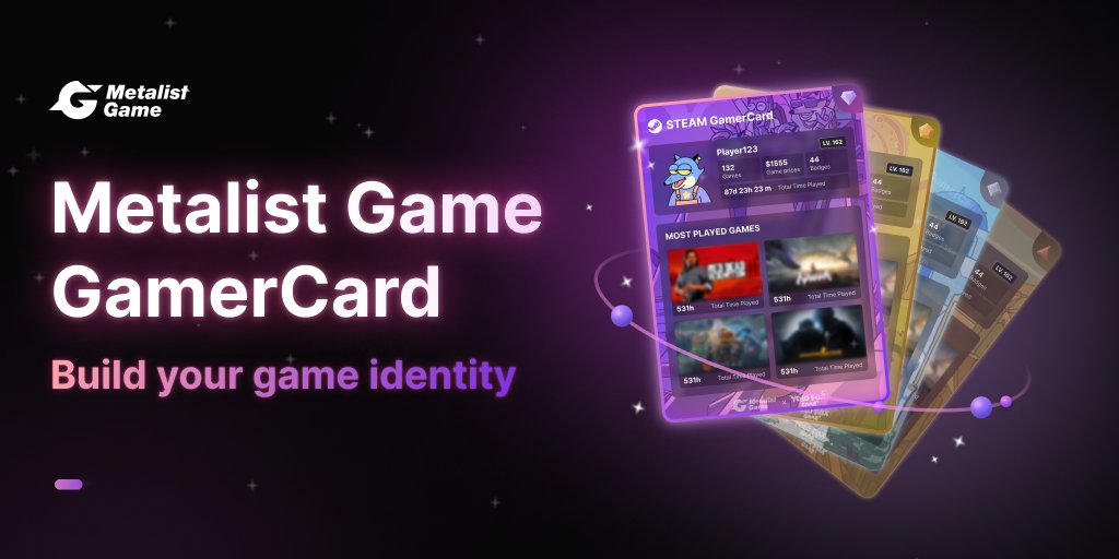 🙌Metalist Game has designed various stunning GamerCards!

🪪 Build Your Game Identity

GamerCard is our platform's way of quantifying and proving your comprehensive achievements in investing your time, money, and talent in #Web2 and #Web3 games.

#NFTs #SBT #NFTCommunity #GameFi