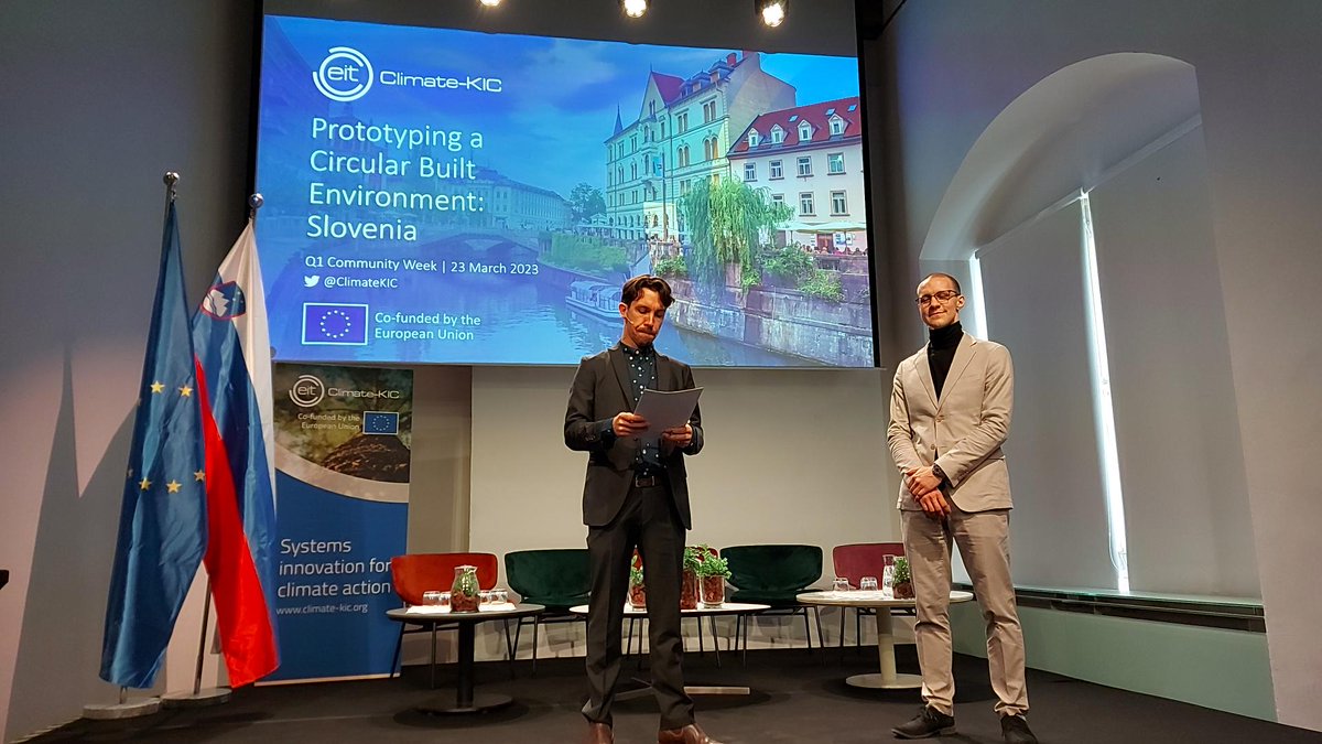 ClimateKIC's tweet image. We are thrilled to be hosting our first Community Week event at Ljubljana Castle. Today, we will be showcasing the most ambitious systems innovations in Slovenia.

View agenda &amp;amp; join online 👉 bit.ly/400np70

#DeepDemonstration #Slovenia #CircularEconomy #EITCommunity