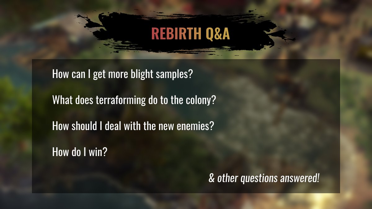 We've answered these questions and more on the forums - have a read to find out some details of the Rebirth DLC's new features! 🔗 pdxint.at/40eU6Or