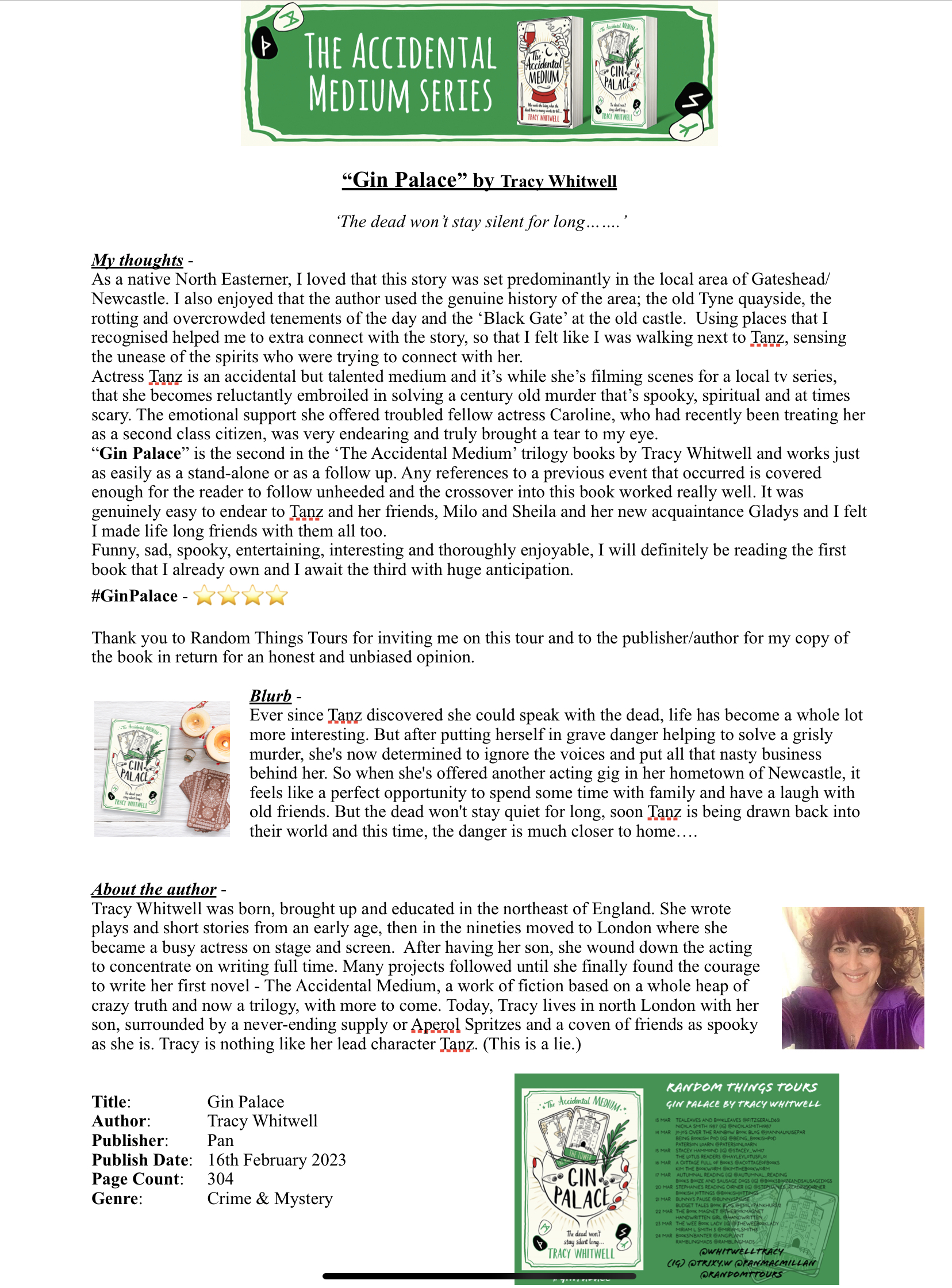 Tracy Whitwell Author (WhitwellTracy) / Twitter