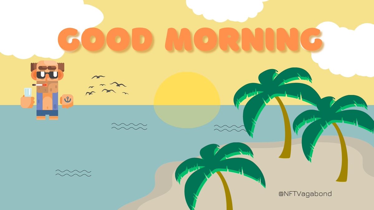 NFTVagabond's tweet photo. Top of the mornin' to ya, my roamin' friend! 🕶️

May the sun be at your back and the wind at your front as you journey forth. 

Let each step be filled with wonder and every moment be a treasure to behold. 

Today's a new day, so go forth and conquer the world, one step at a time. 

Good morning and safe travels! ☀️👾