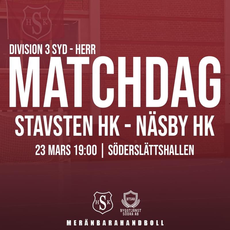 stavstenhk's tweet photo. Säsongens sista match för herrarna. Nu avslutar vi på bästa sätt!

#viärstavsten https://t.co/vkGrxZLOWS
