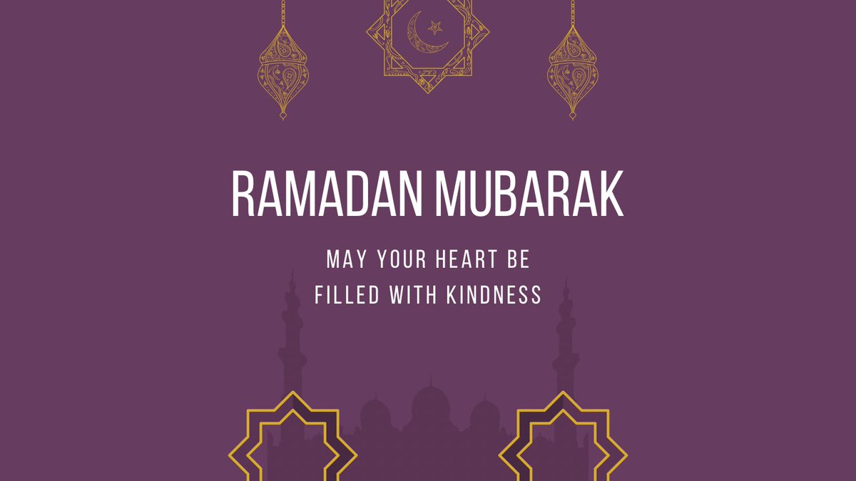 Ramadan Kareem - wishing you all a blessed, prosperous and peaceful month!