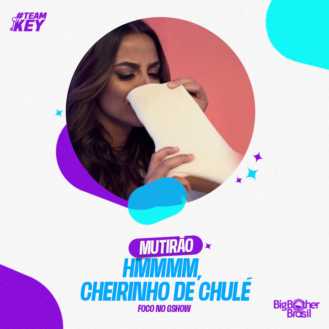 keyalvesoficial's tweet image. 🔑 MUTIRÃO “HMMM, CHEIRINHO DE CHULÉ” INICIADO🔑

📌 A CADA 30 VOTOS, DEPOSITE UM EMOJI OU UMA LETRA AQUI.

🎯 META: MIL comentários.

⏰ ENCERRA ÀS 07h00.

🚨 O VOTO é pra VOLTAR, portanto votem na KEY!

👩🏻‍💻 gshow.globo.com/realities/bbb/…

#VoltaKey #BBB23 #TeamKey