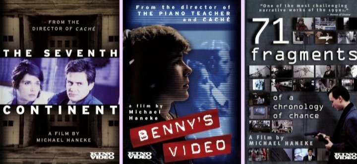 Happy Birthday Michael Haneke (represented here with his 1st 3 movies, from the Glacial trilogy) 